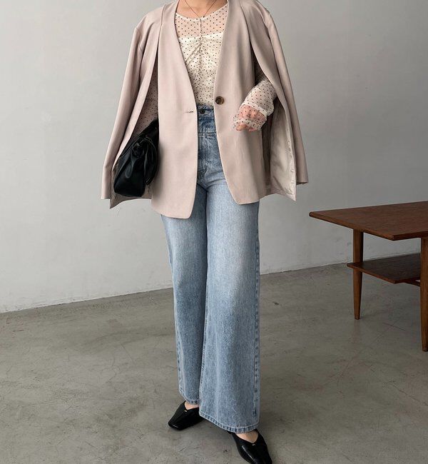  「【再販】〈C.L〉スリットスリーブジャケット」|テーラードジャケット|