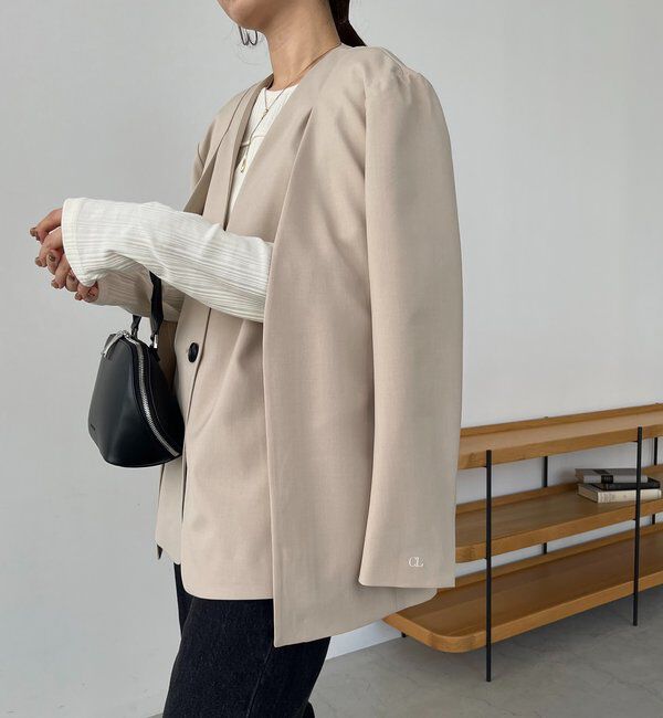  「【再販】〈C.L〉スリットスリーブジャケット」|テーラードジャケット|