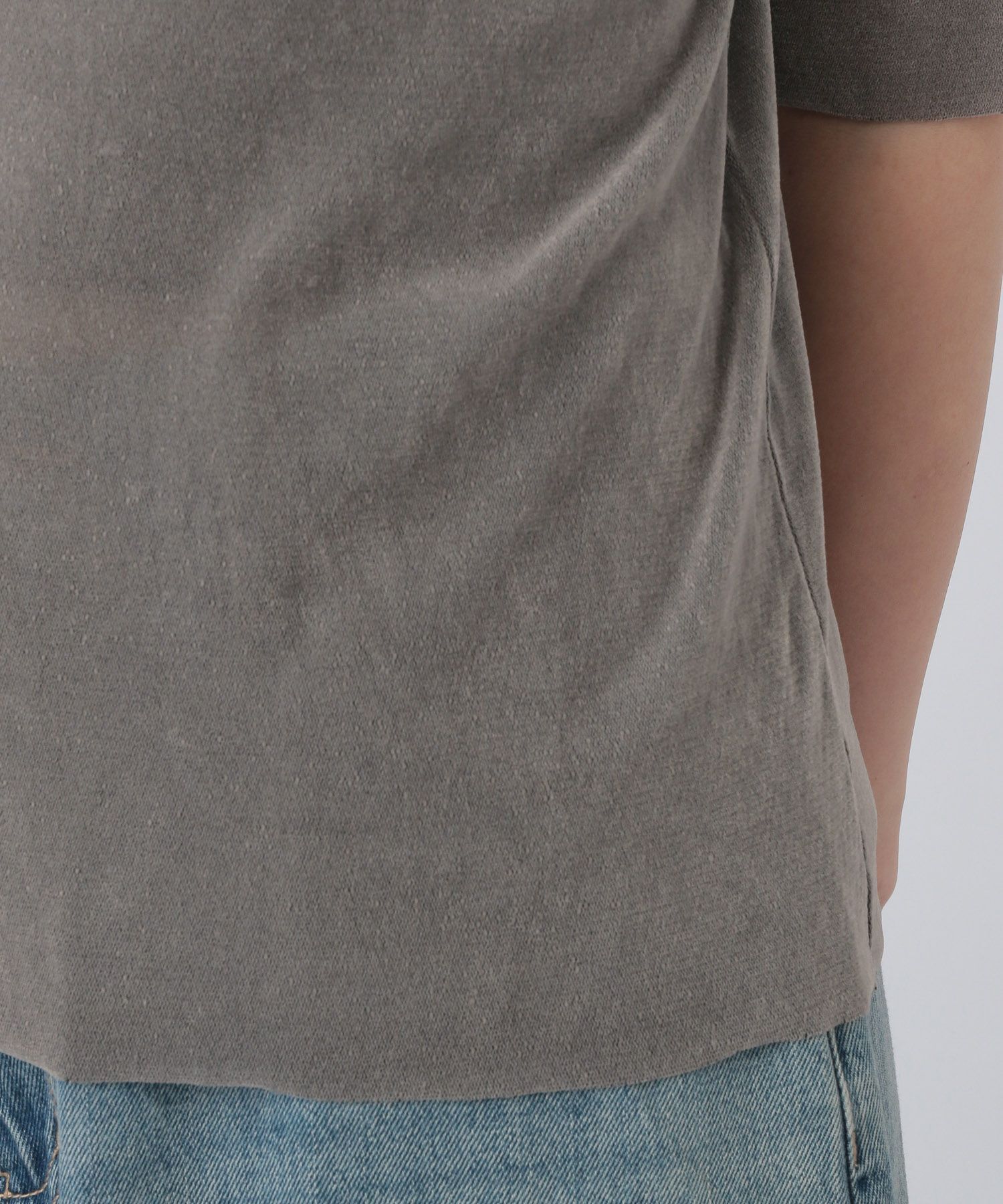 A part by 「ベロアプルオーバー_5分袖」|Tシャツ・カットソー|