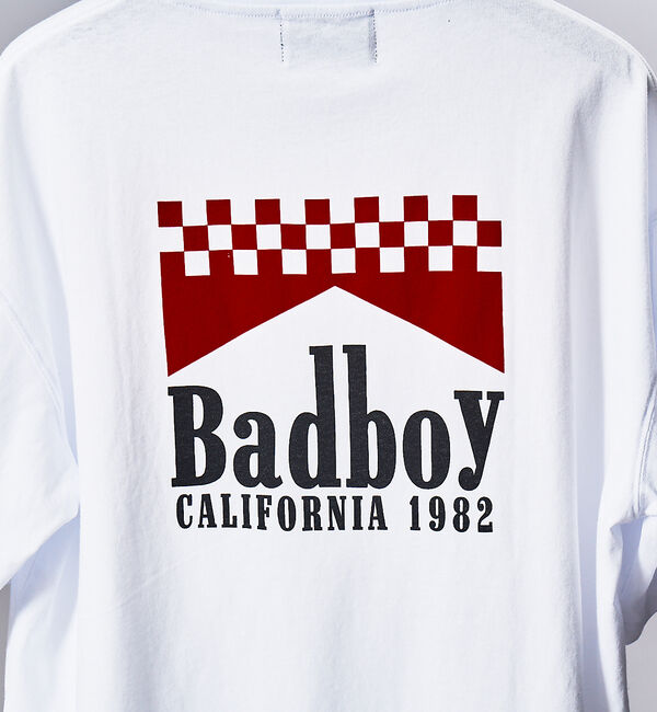 ABAHOUSE「【BADBOY / バッドボーイ】 パロディ ロゴ Tシャツ」|Tシャツ・カットソー|