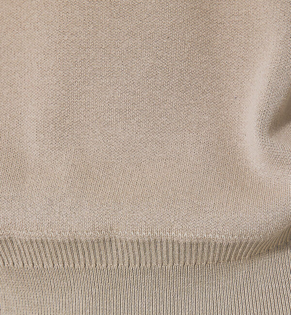 ABAHOUSE「【アクセントステッチ】サドルスリーブ ジャガード ニット プルオーバー」|ニット・セーター|