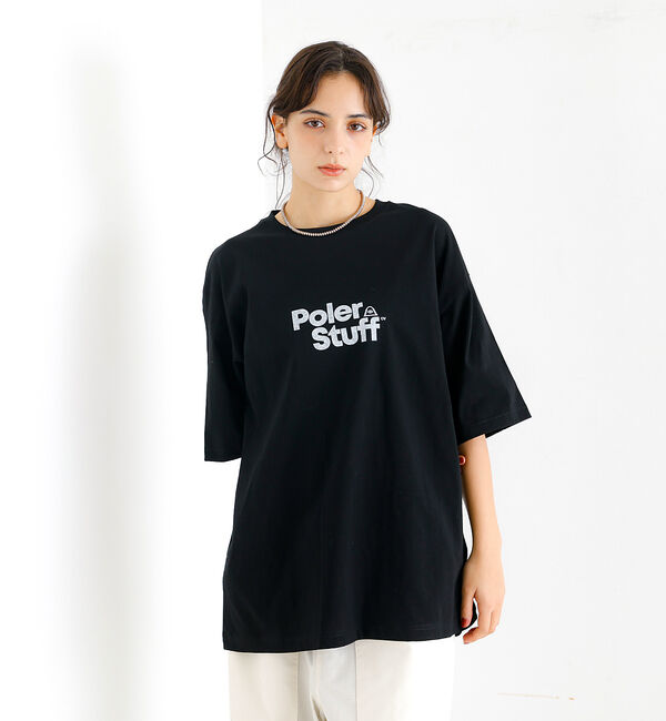 ABAHOUSE「【POLeR/ポーラー】 STUFF RELAX TEE/スタッフロゴ/リラック」|Tシャツ・カットソー|