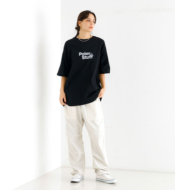 ABAHOUSE「【POLeR/ポーラー】 STUFF RELAX TEE/スタッフロゴ/リラック」|Tシャツ・カットソー|