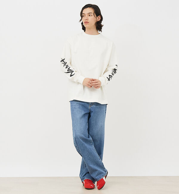 ABAHOUSE「【NANGA/ナンガ】ECO HYBRID SLV LOGO LS /ロングスリ」|Tシャツ・カットソー|