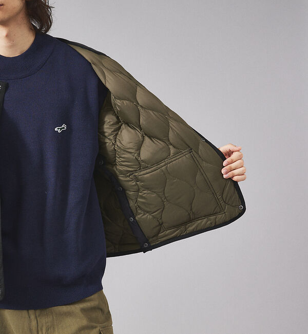 ABAHOUSE「【WEB限定】TAION MILITARY OVER SIZE CREW NEC」|ダウン|