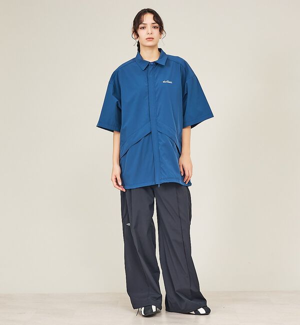 ABAHOUSE「【WILDTHINGS / ワイルドシングス】ELASTIC NYLON DEN」|シャツ・ブラウス|