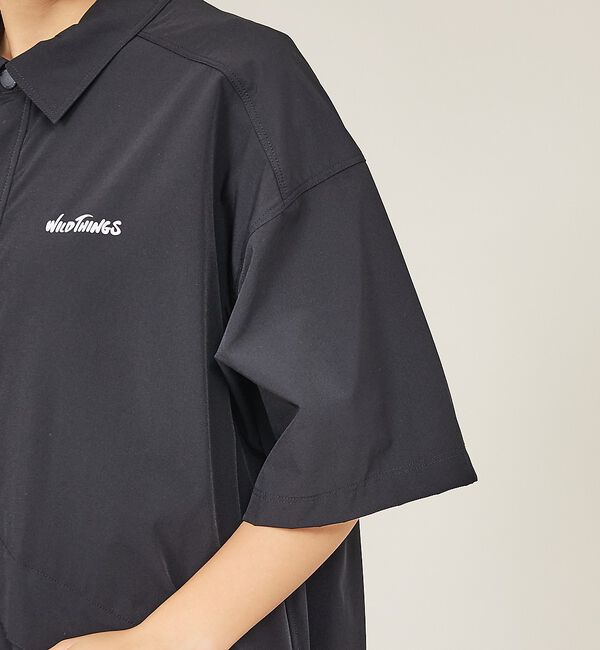 ABAHOUSE「【WILDTHINGS / ワイルドシングス】ELASTIC NYLON DEN」|シャツ・ブラウス|