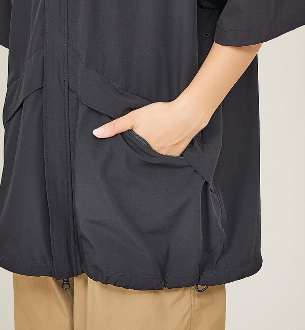 ABAHOUSE「【WILDTHINGS / ワイルドシングス】ELASTIC NYLON DEN」|シャツ・ブラウス|