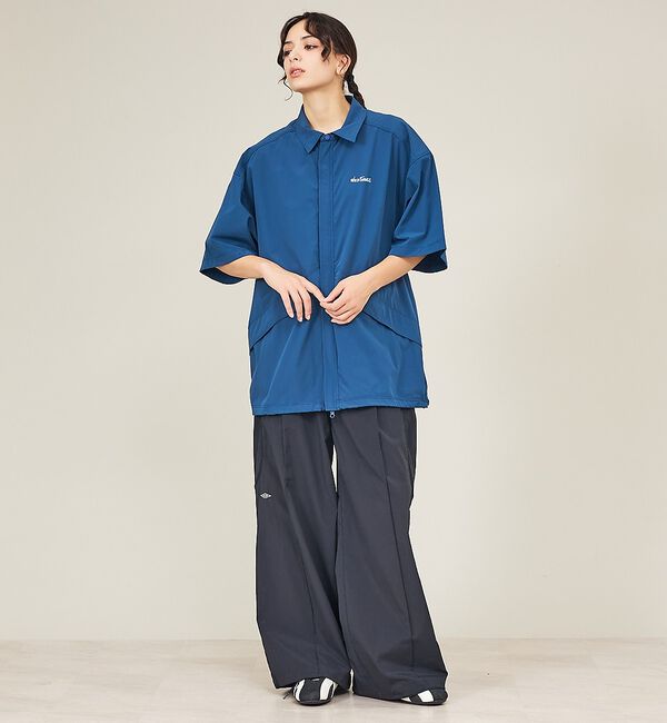 ABAHOUSE「【WILDTHINGS / ワイルドシングス】ELASTIC NYLON DEN」|シャツ・ブラウス|