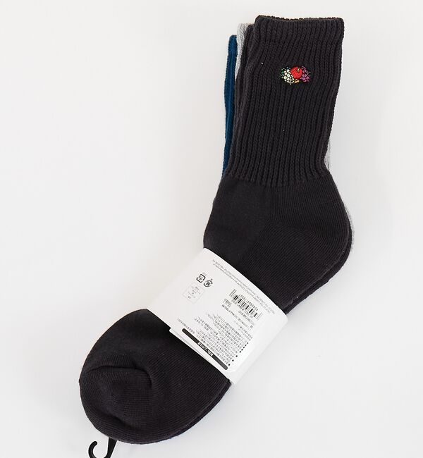 ABAHOUSE「【FRUIT OF THE LOOM/フルーツ・オブ・ザ・ルーム】3Pゆるリッチ」|ソックス|