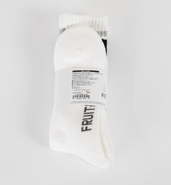 ABAHOUSE「【FRUIT OF THE LOOM/フルーツ・オブ・ザ・ルーム】3Pカラフルラ」|ソックス|