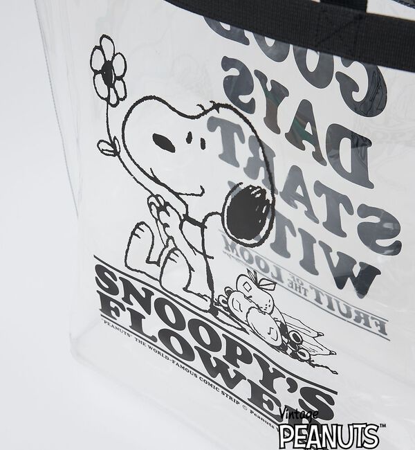 ABAHOUSE「【FRUIT OF THE LOOM/フルーツオブザルーム】PEANUTS コラ」|トートバッグ|