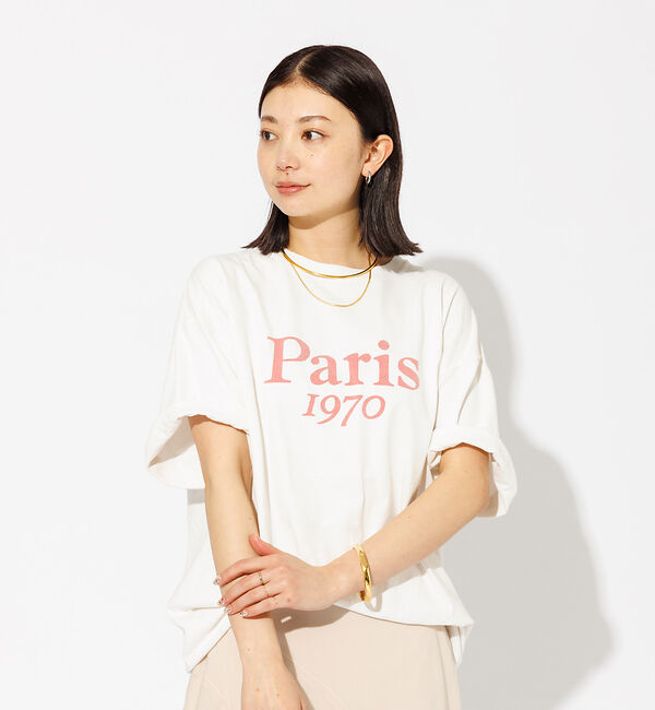 Rouge vif「【REMI RELIEF / レミレリーフ】ロゴTシャツ / SP加工14/天竺」|Tシャツ・カットソー|