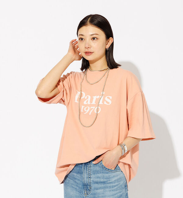 Rouge vif「【REMI RELIEF / レミレリーフ】ロゴTシャツ / SP加工14/天竺」|Tシャツ・カットソー|