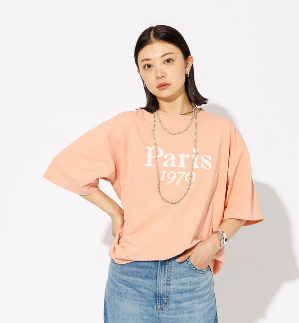 Rouge vif「【REMI RELIEF / レミレリーフ】ロゴTシャツ / SP加工14/天竺」|Tシャツ・カットソー|