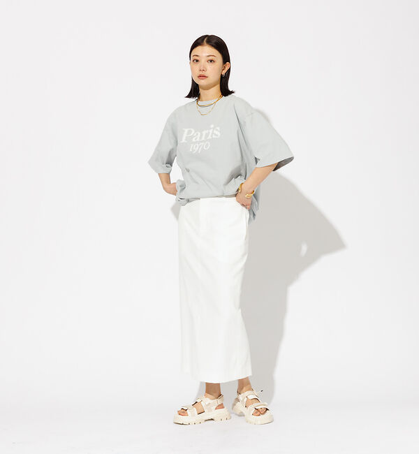 Rouge vif「【REMI RELIEF / レミレリーフ】ロゴTシャツ / SP加工14/天竺」|Tシャツ・カットソー|