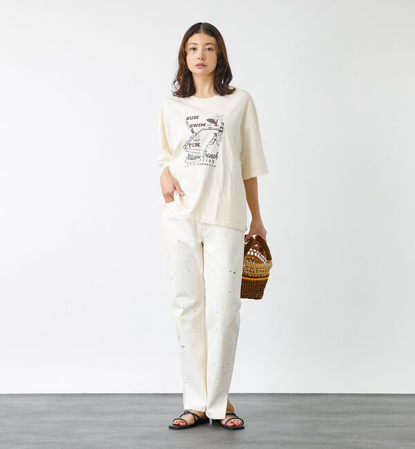 Rouge vif「【PARROTT CANVAS/パロットキャンバス】グラフィックTシャツ　デラン」|Tシャツ・カットソー|