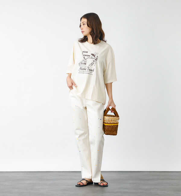 Rouge vif「【PARROTT CANVAS/パロットキャンバス】グラフィックTシャツ　デラン」|Tシャツ・カットソー|