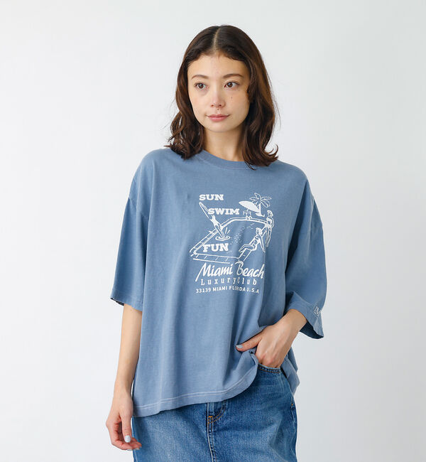 Rouge vif「【PARROTT CANVAS/パロットキャンバス】グラフィックTシャツ　デラン」|Tシャツ・カットソー|