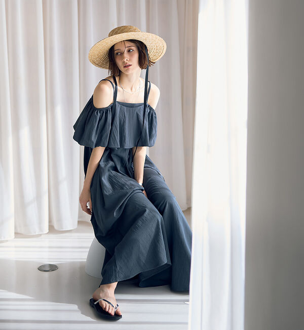 Rouge vif「【一部店舗限定】【2点セット】ビスチェ&times;キャミワンピ SETUP」|ワンピース|