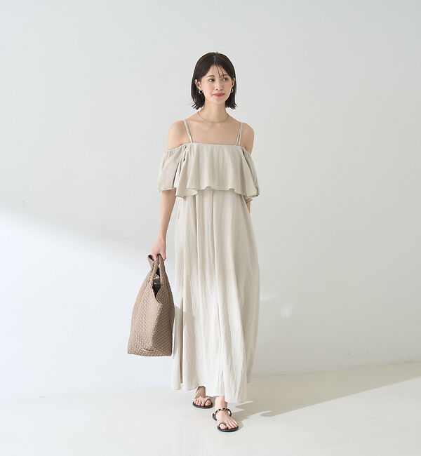 Rouge vif「【一部店舗限定】【2点セット】ビスチェ&times;キャミワンピ SETUP」|ワンピース|