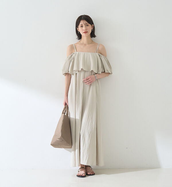 Rouge vif「【一部店舗限定】【2点セット】ビスチェ&times;キャミワンピ SETUP」|ワンピース|