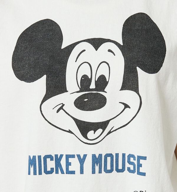 Rouge vif「【JOHNBULL/ジョンブル】MICKEY MOUSE RINGER T/ミッ」|Tシャツ・カットソー|