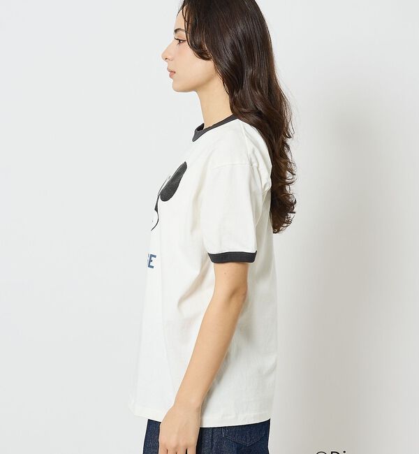 Rouge vif「【JOHNBULL/ジョンブル】MICKEY MOUSE RINGER T/ミッ」|Tシャツ・カットソー|