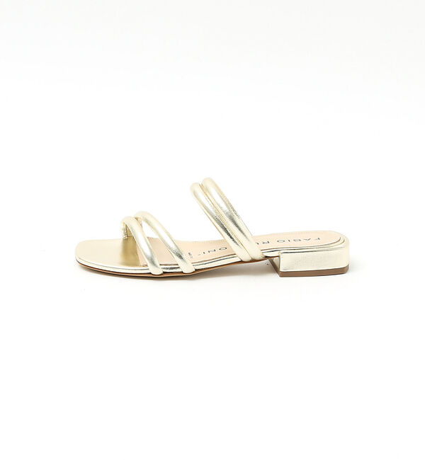 AU BANNISTER「●【別注】FABIO RUSCONI ラインフラットサンダル」|サンダル|