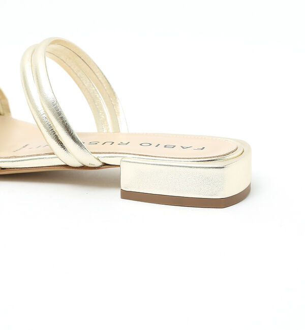 AU BANNISTER「●【別注】FABIO RUSCONI ラインフラットサンダル」|サンダル|