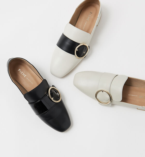 AU BANNISTER「バックルポイントバブーシュローファー」|ローファー|