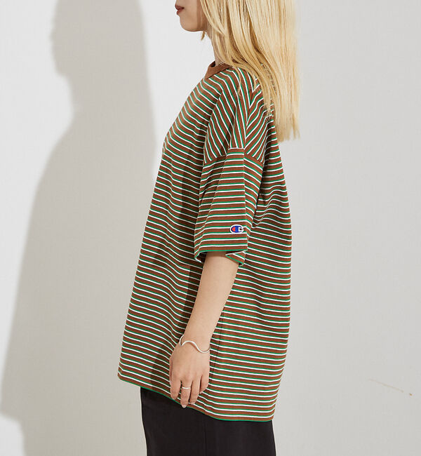 NOMINE「【WEB限定】Champion ボーダー Tシャツ」|Tシャツ・カットソー|