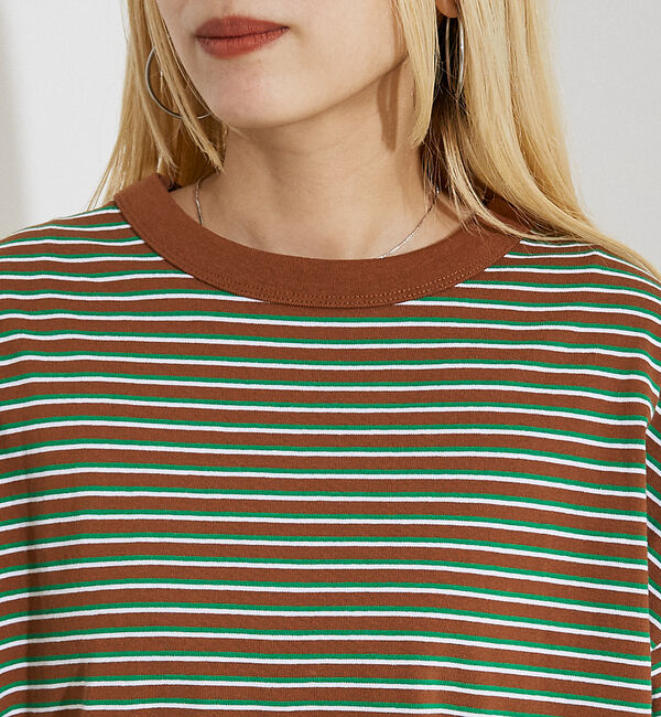 NOMINE「【WEB限定】Champion ボーダー Tシャツ」|Tシャツ・カットソー|