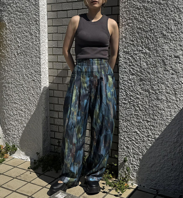 NOMINE「カップイン テレコ タンクトップ」|キャミソール|