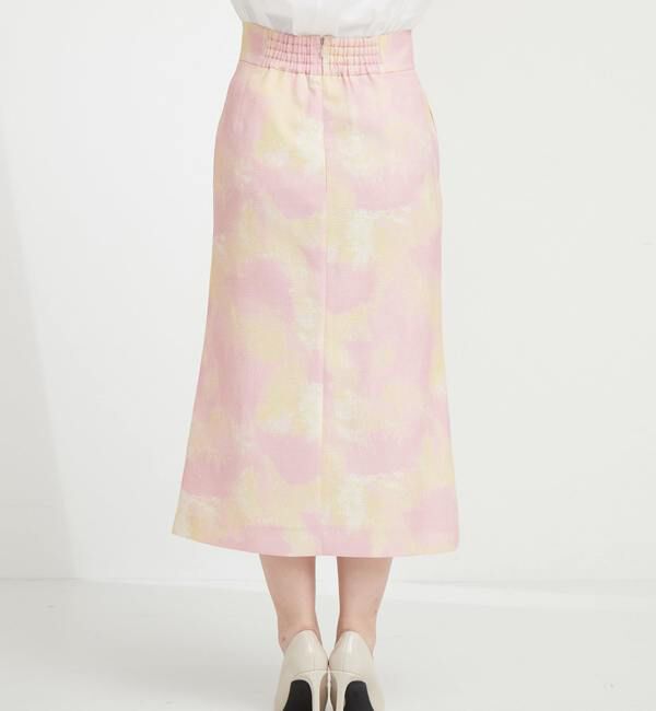 TIARA「マーブルプリントタイトスカート」|スカート|
