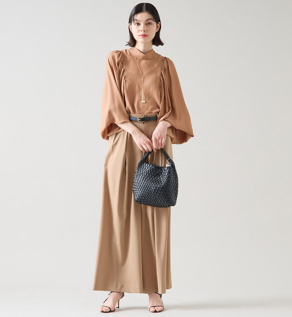 TIARA「ギャザーパフドルマンブラウス」|シャツ・ブラウス|