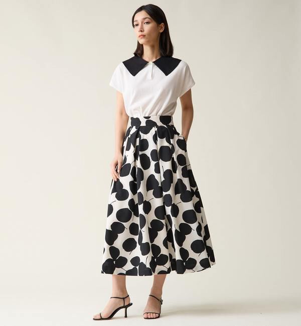 TIARA「バイカラー衿ニット」|ニット・セーター|