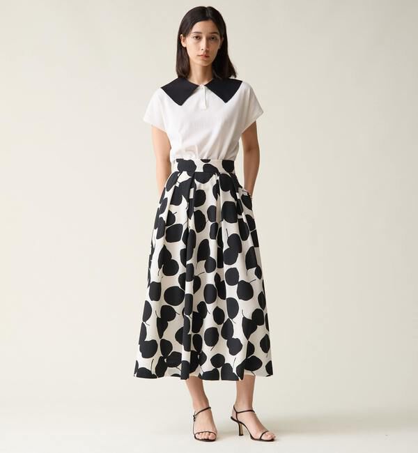 TIARA「バイカラー衿ニット」|ニット・セーター|