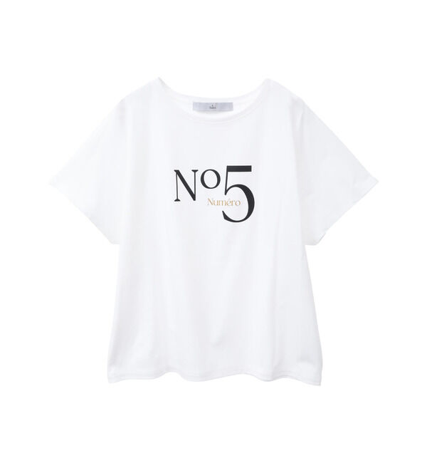 TIARA「NO.5ドルマンTシャツ」|Tシャツ・カットソー|ホワイト