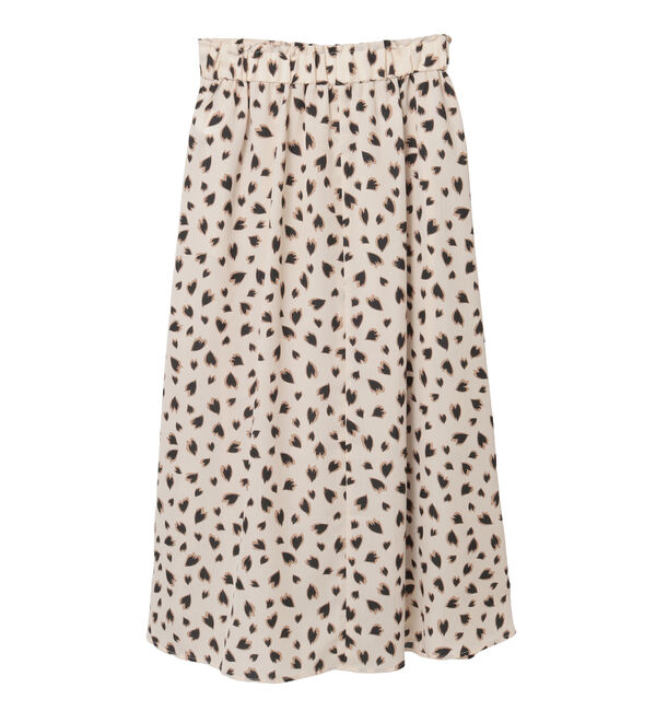 TIARA「レオパードプリントギャザーフレアスカート」|スカート|