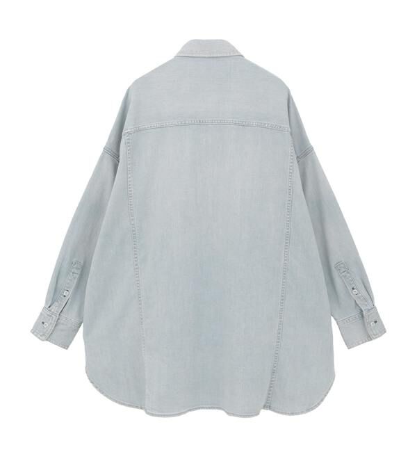 TIARA「【HEALTHY DENIM/ヘルシーデニム】デニムシャツ（Almond）」|シャツ・ブラウス|