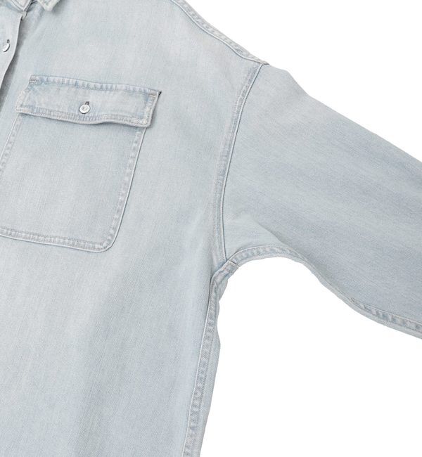 TIARA「【HEALTHY DENIM/ヘルシーデニム】デニムシャツ（Almond）」|シャツ・ブラウス|