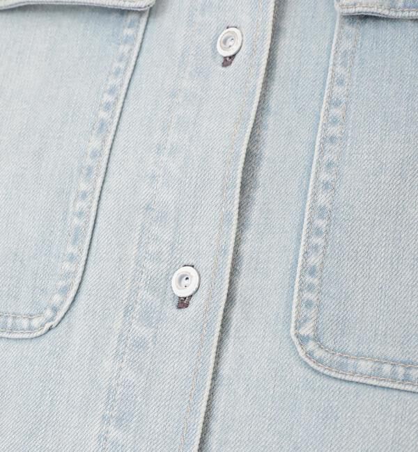 TIARA「【HEALTHY DENIM/ヘルシーデニム】デニムシャツ（Almond）」|シャツ・ブラウス|