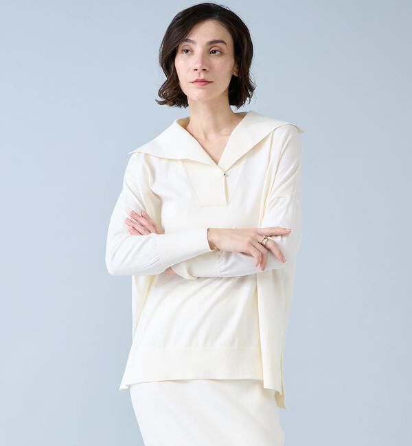 Liesse「ビックカラーワイドニット」|ニット・セーター|