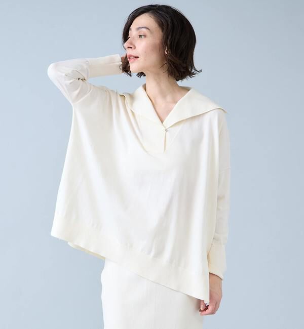 Liesse「ビックカラーワイドニット」|ニット・セーター|