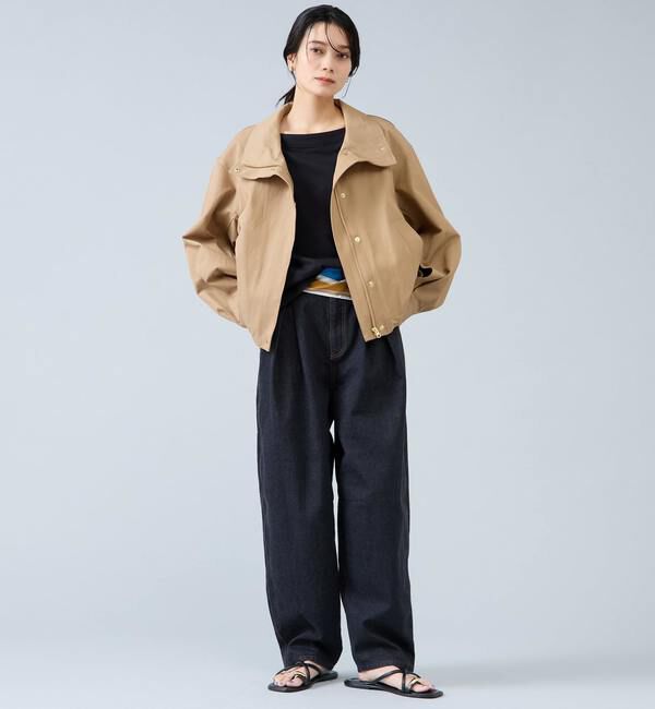 Liesse「スタンドカラーブルゾン　」|ブルゾン・スタジャン|