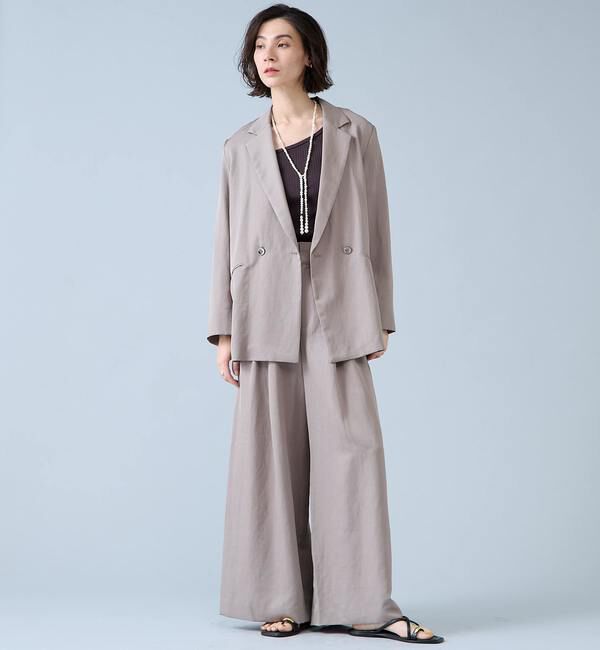 Liesse「アシンメトリーネック2WAYテレコプルオーバー」|Tシャツ・カットソー|