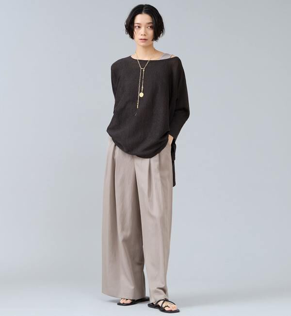 Liesse「ワイドドルマンオーバーニット」|ニット・セーター|