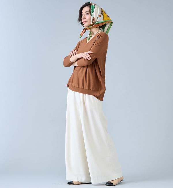 Liesse「【定番】Vネックドルマンニット」|ニット・セーター|