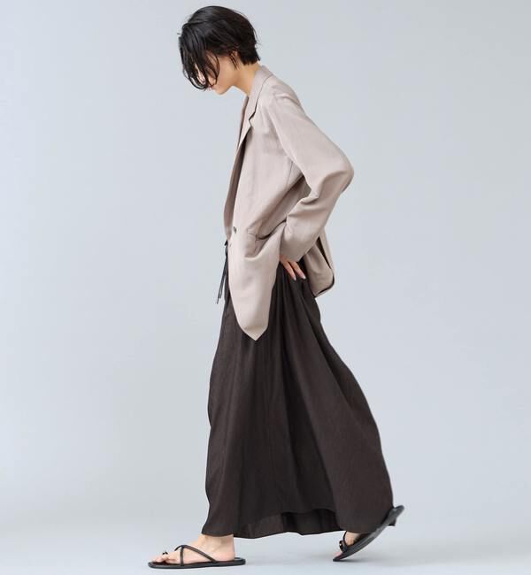 Liesse「シャーリングスカート」|スカート|